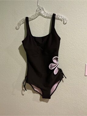 Youth Black One-Piece Swimsuit